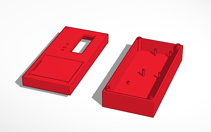 3D design arduino case - Tinkercad