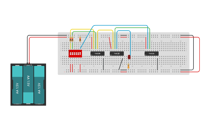 Circuit design LAB 1 LOGIC - Tinkercad