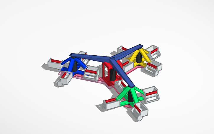 Scrambler Ride Design 3D design Scrambler ride - Tinkercad
