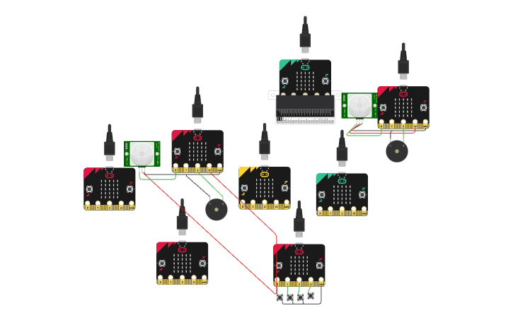 Circuit design Copy of Micro:bit Challenge - Tinkercad