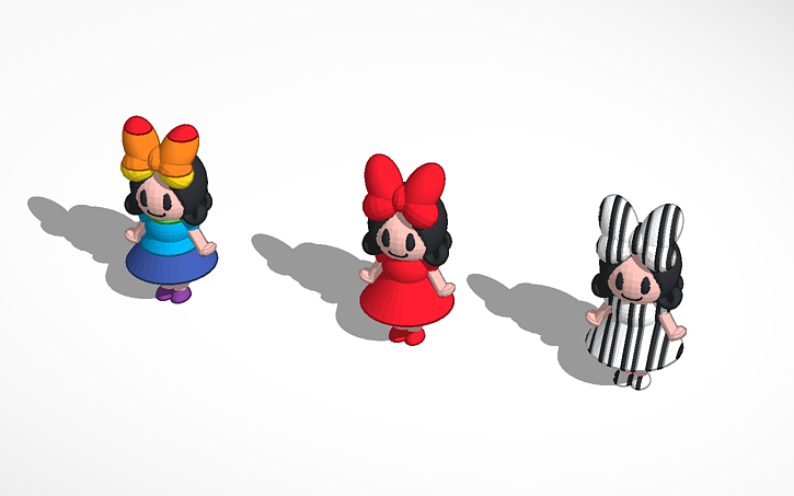 3D design Ribon-Chan #Character - Tinkercad