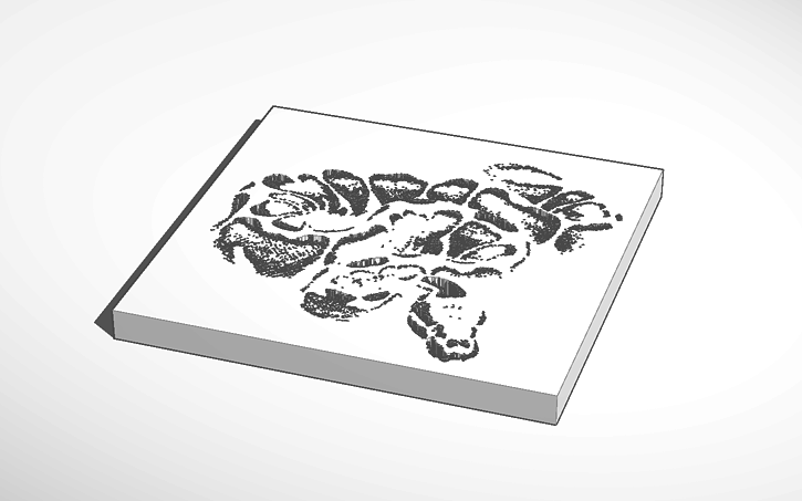 3D design Ball Python - Tinkercad