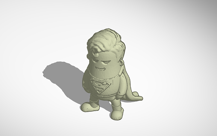 3D design Mini superman - Tinkercad