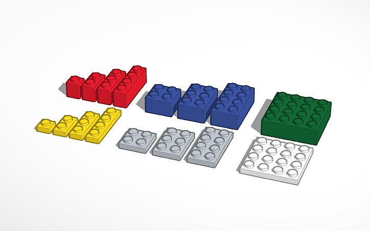 3D design LEGO bricks - Tinkercad