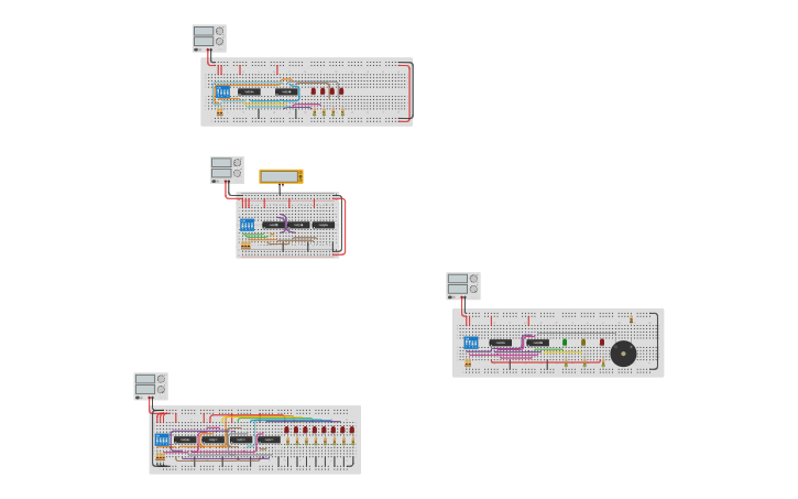 Circuit design DLS - Tinkercad