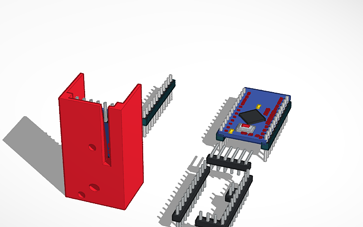 Arduino Pro Tinker Box 3D design Arduino Pro Mini - Tinkercad