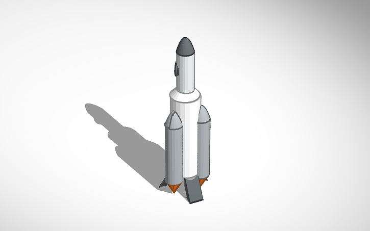 3D design RocketShip - Tinkercad