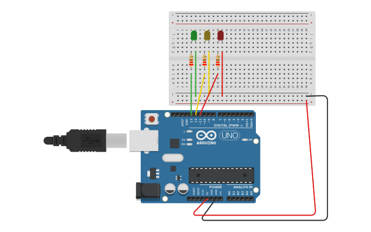 Sub Rotina Circuit design Sub rotina - Tinkercad