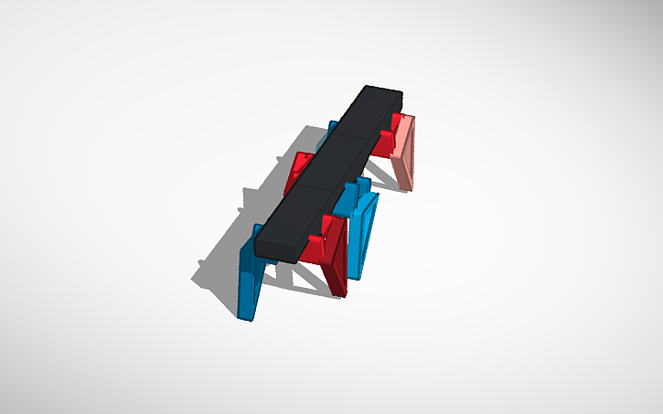 3D design simple walker - Tinkercad