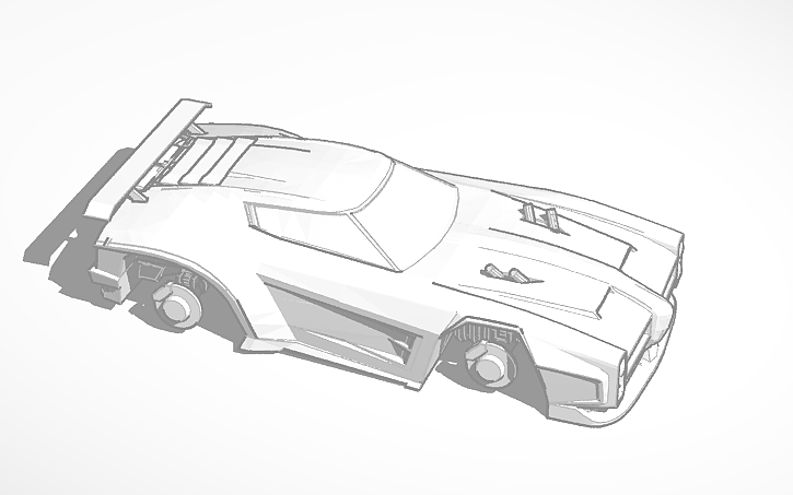 3D design Rocket League Dominus - Tinkercad