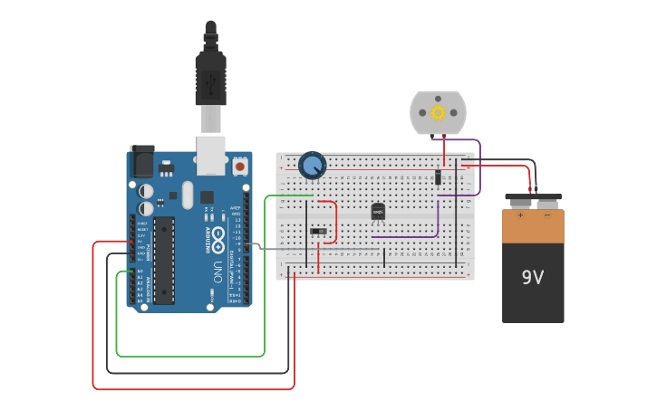 Circuit design Agitador Vortex - Misael - Tinkercad