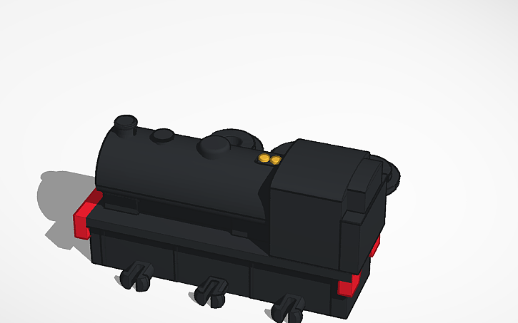 3D design Walter (wooden engine) - Tinkercad