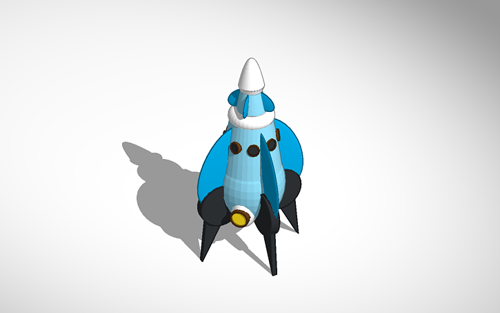 3D design Spaceship - Tinkercad