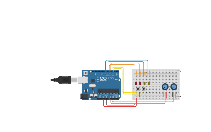 Circuit design Modbus RTU Slave - Circuito de Exemplo - Tinkercad