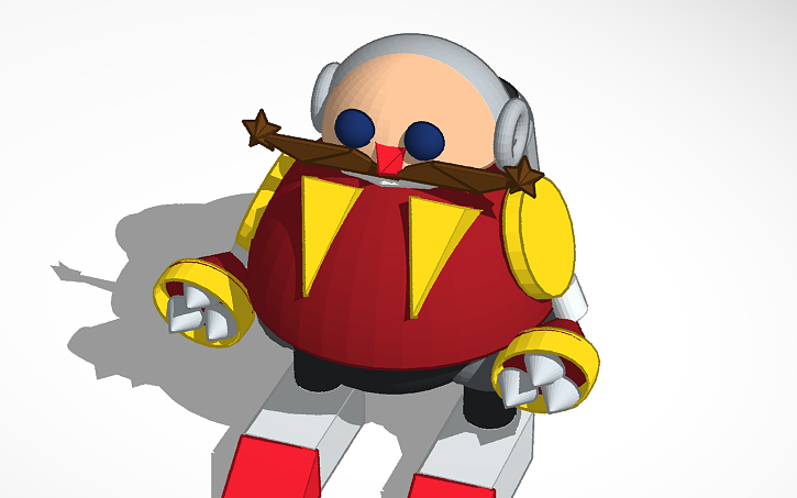 3D design deah egg robot - Tinkercad