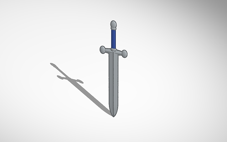 3D design Simple Sword - Tinkercad