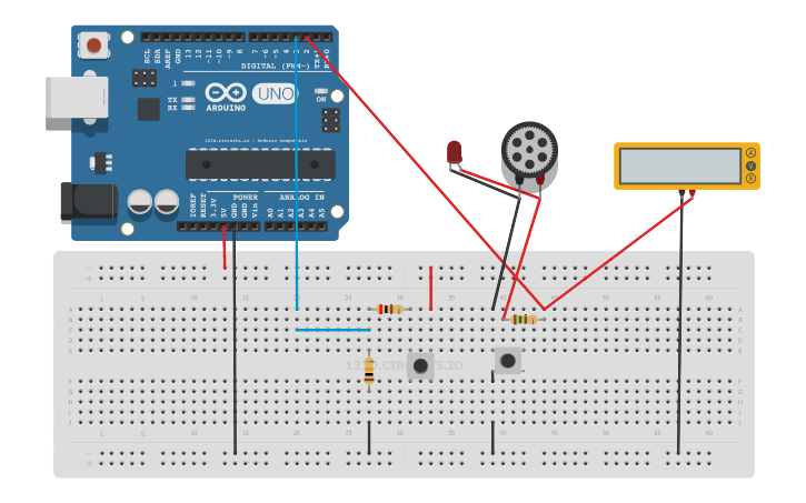 Led Ring Arduino Code Cad Circuit design Arduino LED - Tinkercad