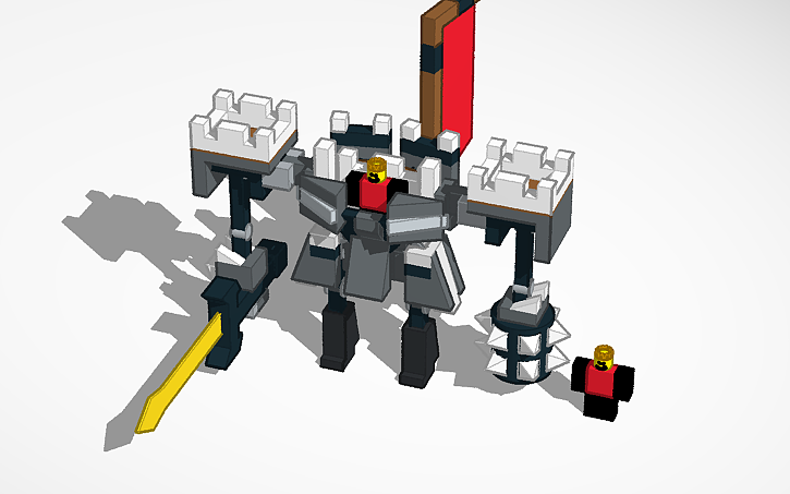 3D design King Combat Initiation - Tinkercad