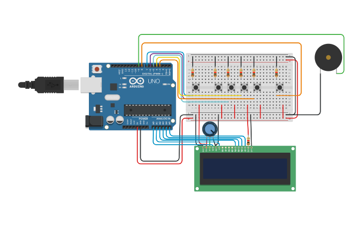 Timer Cad Block Circuit design Digital Timer - Tinkercad