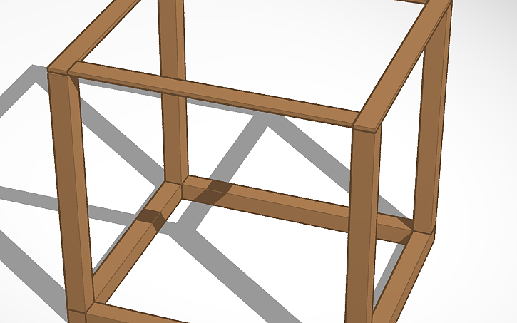 3D design Box Frame - Tinkercad