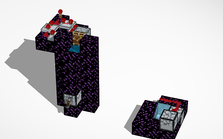 3D design Copy of Minecraft possible TNT cannon 2 - Tinkercad