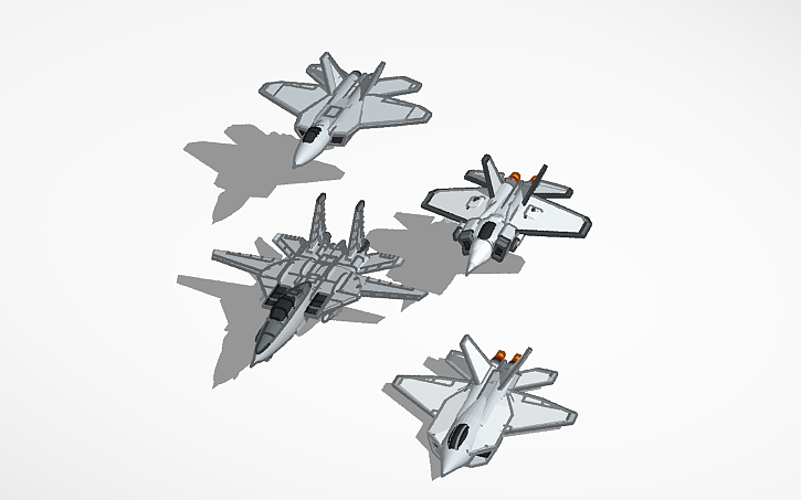 3D design jet jet jet - Tinkercad