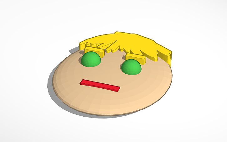 3D design Random Face - Tinkercad