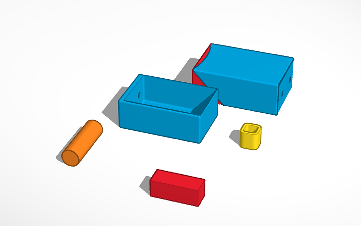 3D design Card box - Tinkercad