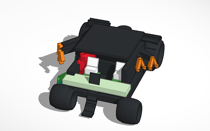 3D design Batmobile - Tinkercad