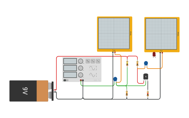 Circuit design Transistor as an Amplifier - Tinkercad