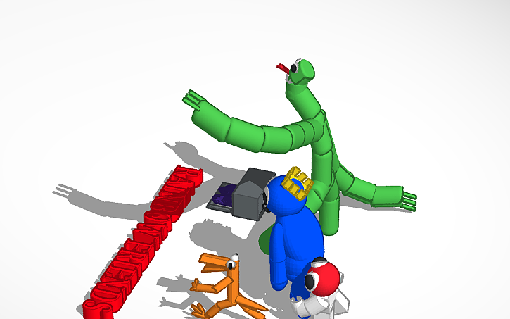 3D design Rainbow Friends - Tinkercad