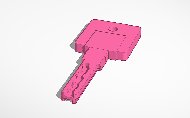3D design Key 2 to add to - Tinkercad