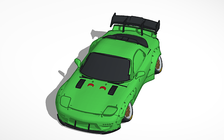 3D design Mazda RX-7 FD - Tinkercad