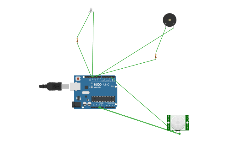 Circuit design IR sensor - Tinkercad