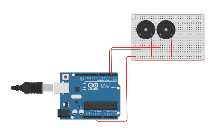 Circuit design BUZINA, Caio - Tinkercad