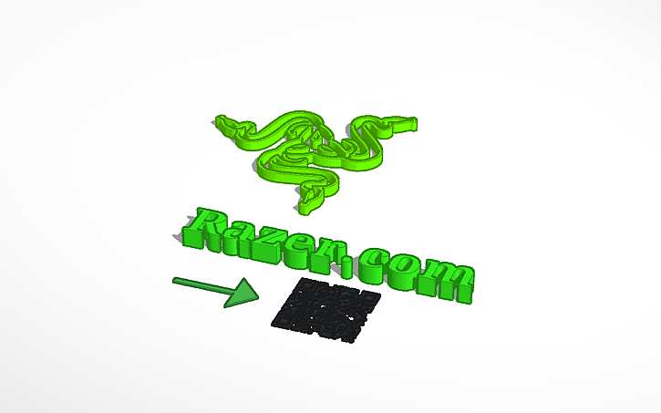 3D design Razer - Tinkercad