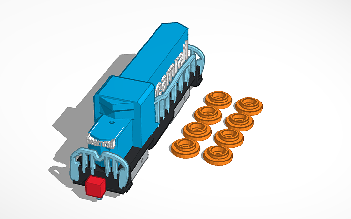3D design diesel engine - Tinkercad