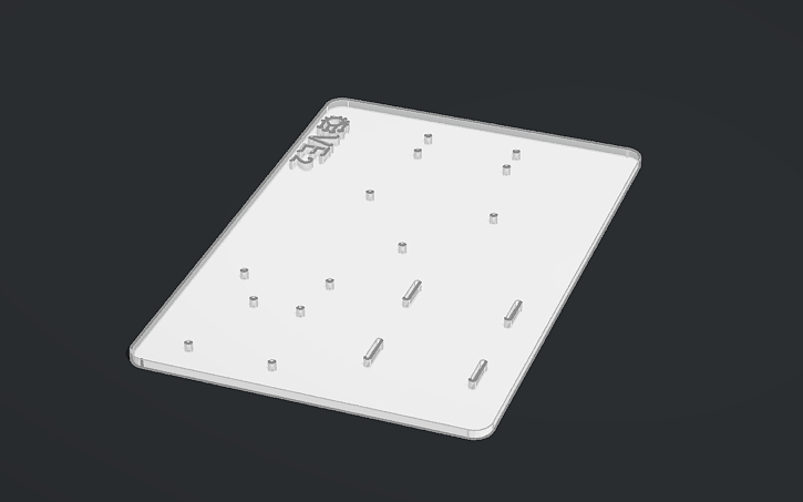 3D design VE2-Base - Tinkercad