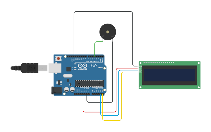 Birthday Arduino Circuit design Happy Birthday Arduino - Tinkercad