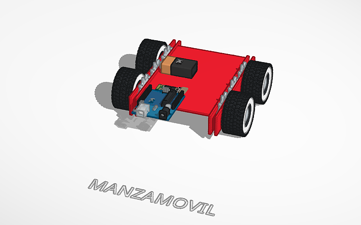 3D design Chasis - Tinkercad