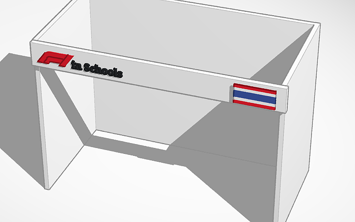 3D design KXF1 Pit Display - Tinkercad