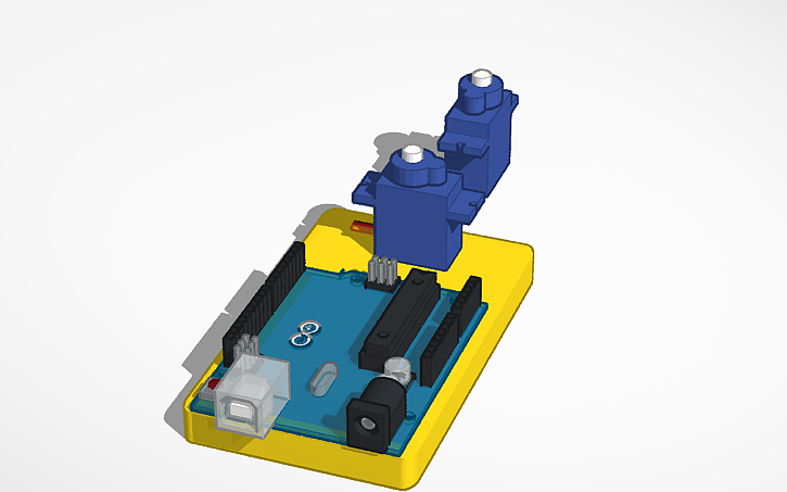 3D design Brazo Roboc - Tinkercad