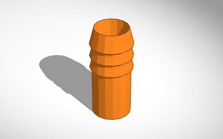 3D design 10mm O.D. Hose Barb - Tinkercad