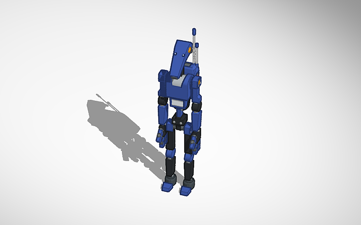 3D design Infantry Battle Droids (TF2 Version / Blu) - Tinkercad