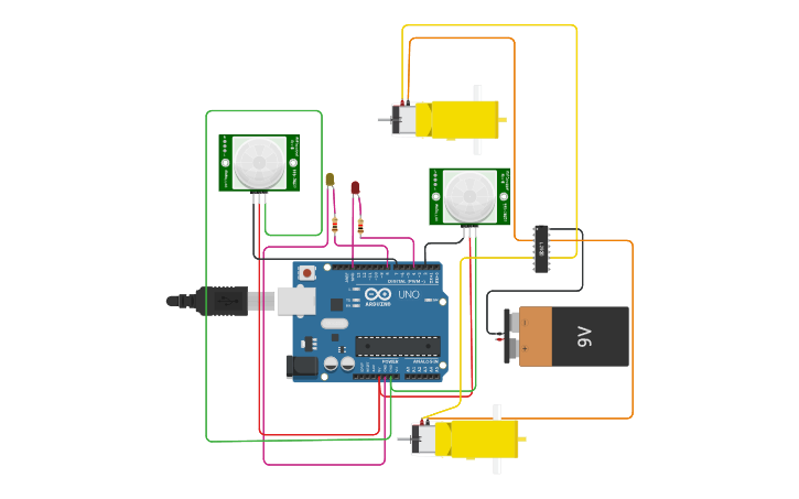 Circuit design - Tinkercad