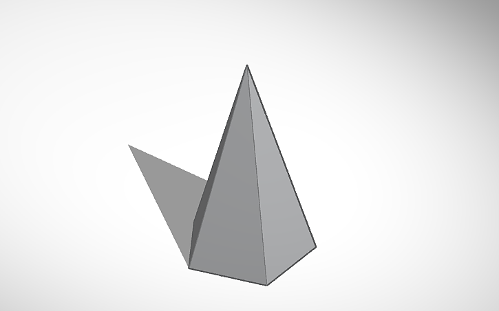Pentagonal Pyramis 3D design Pentagonal Pyramid - Tinkercad