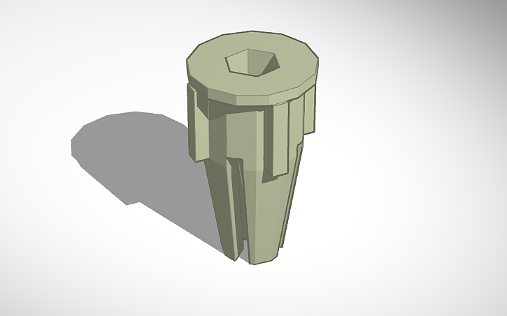 3D design Wall Anchor - Tinkercad