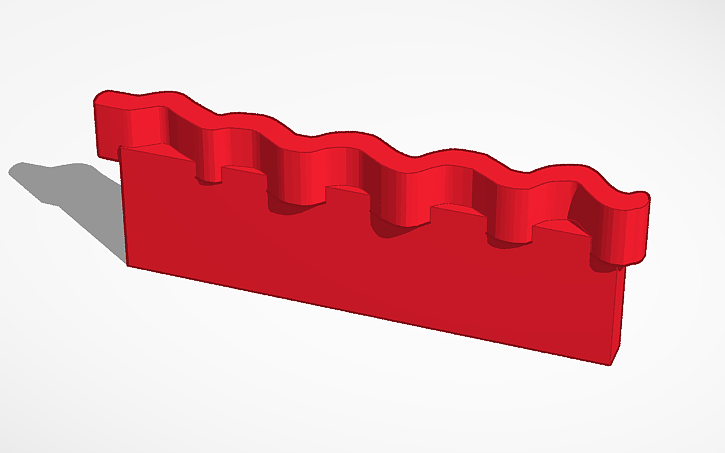 3D design Rail - Tinkercad