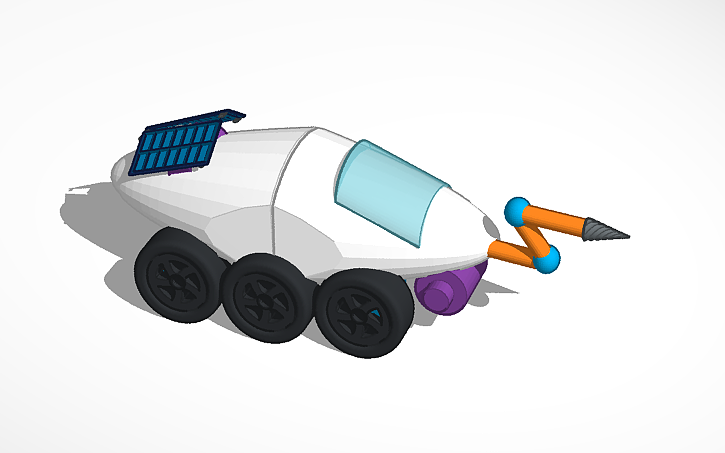 3D design Moon Rover classic - Tinkercad