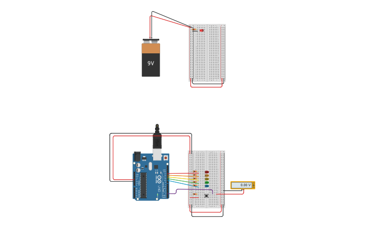 Circuit design MAE 3780 LEC 2: Rainbow LED - Tinkercad